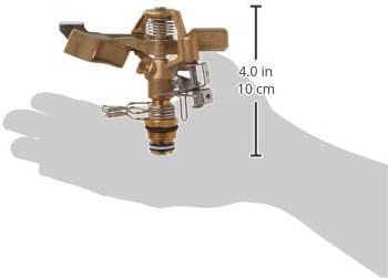 55032 1/2" BRS Sprinkler Head, Connection, Silver and Gold