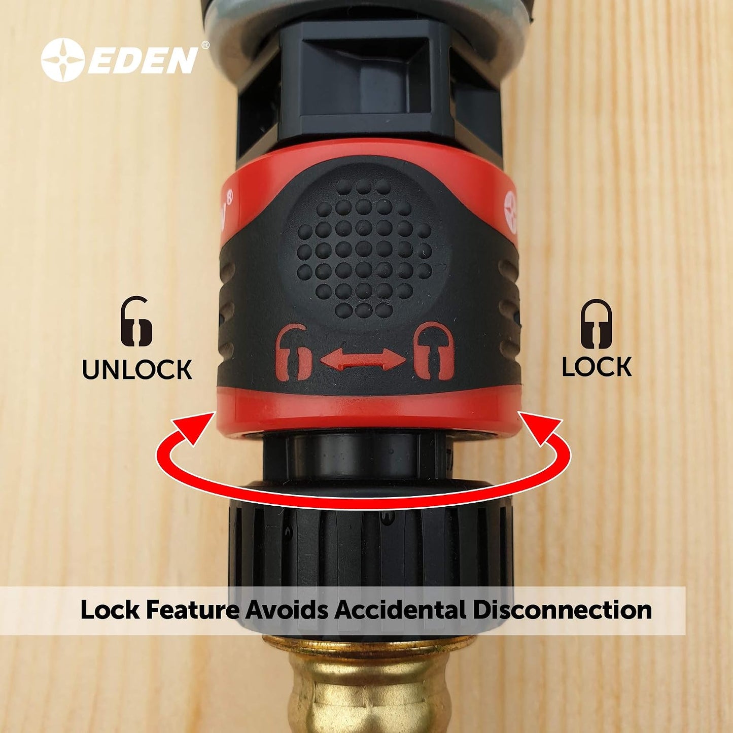 95210 Premium Garden Hose Quick Connect Set | 5-Piece Snap & Lock Fittings with Water Stop & Secure Twist-Lock Design