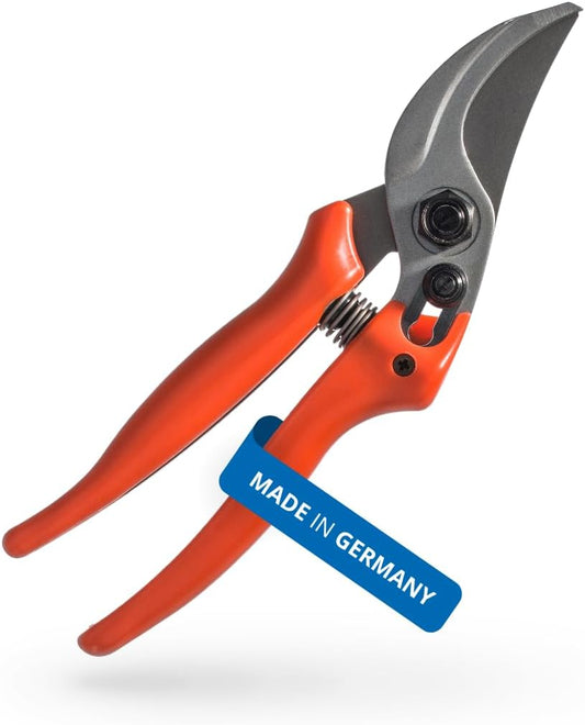 Bypass Pruner Garden Tools 14.104 | Use as Pruners, Hedge Trimmer, Garden Shears, Pruning Shears for Gardening | For cutting roses, twigs, branches, and cut flowers | Made in Germany