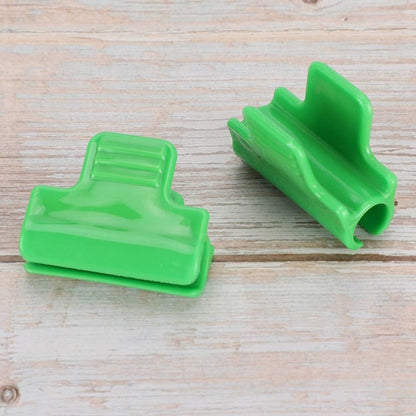24Pcs Greenhouse Film Clamps Film Row Cover Netting Tunnel Hoop Clip Plastic Frame Shading Net Rod Clips Gardening Tool for 11mm/0.43" Plant Stakes Raised Bed Cover