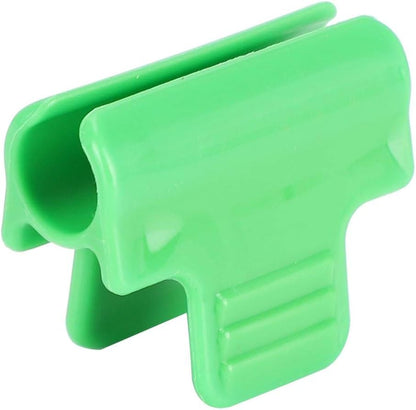 24Pcs Greenhouse Film Clamps Film Row Cover Netting Tunnel Hoop Clip Plastic Frame Shading Net Rod Clips Gardening Tool for 11mm/0.43" Plant Stakes Raised Bed Cover
