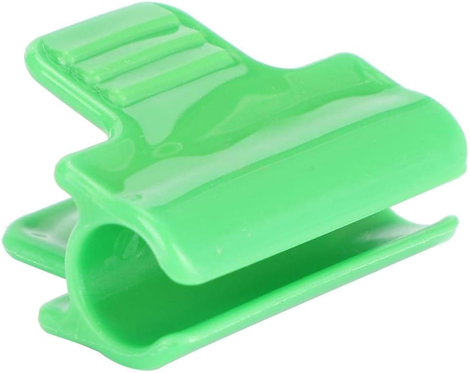 24Pcs Greenhouse Film Clamps Film Row Cover Netting Tunnel Hoop Clip Plastic Frame Shading Net Rod Clips Gardening Tool for 11mm/0.43" Plant Stakes Raised Bed Cover