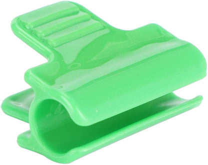 24Pcs Greenhouse Film Clamps Film Row Cover Netting Tunnel Hoop Clip Plastic Frame Shading Net Rod Clips Gardening Tool for 11mm/0.43" Plant Stakes Raised Bed Cover