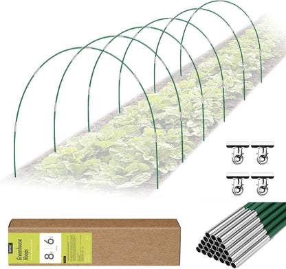 60 PCS Garden Hoops for Raised Beds, Greenhouse Hoops for Row Cover