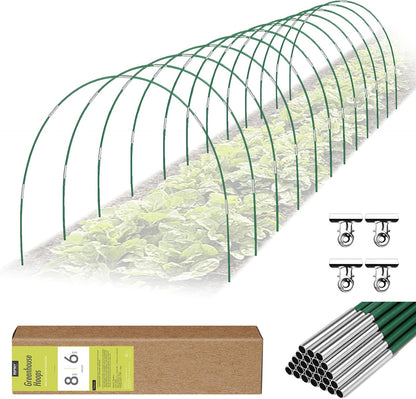 60 PCS Garden Hoops for Raised Beds, Greenhouse Hoops for Row Cover