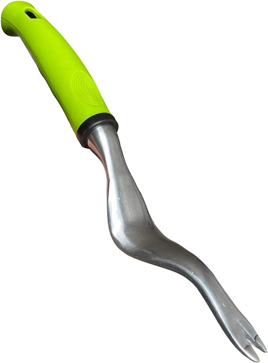 Hand Weeder Tool with Ergonomic Handle - Weed Puller for Planting, Weeding, Flower and Vegetable Care in Lawn Garden Yard | Rust Resistant