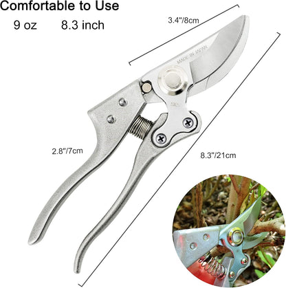 TONMA 7.5" Garden Scissors, Made in Japan, Pruning Shears & Clippers, TP-3