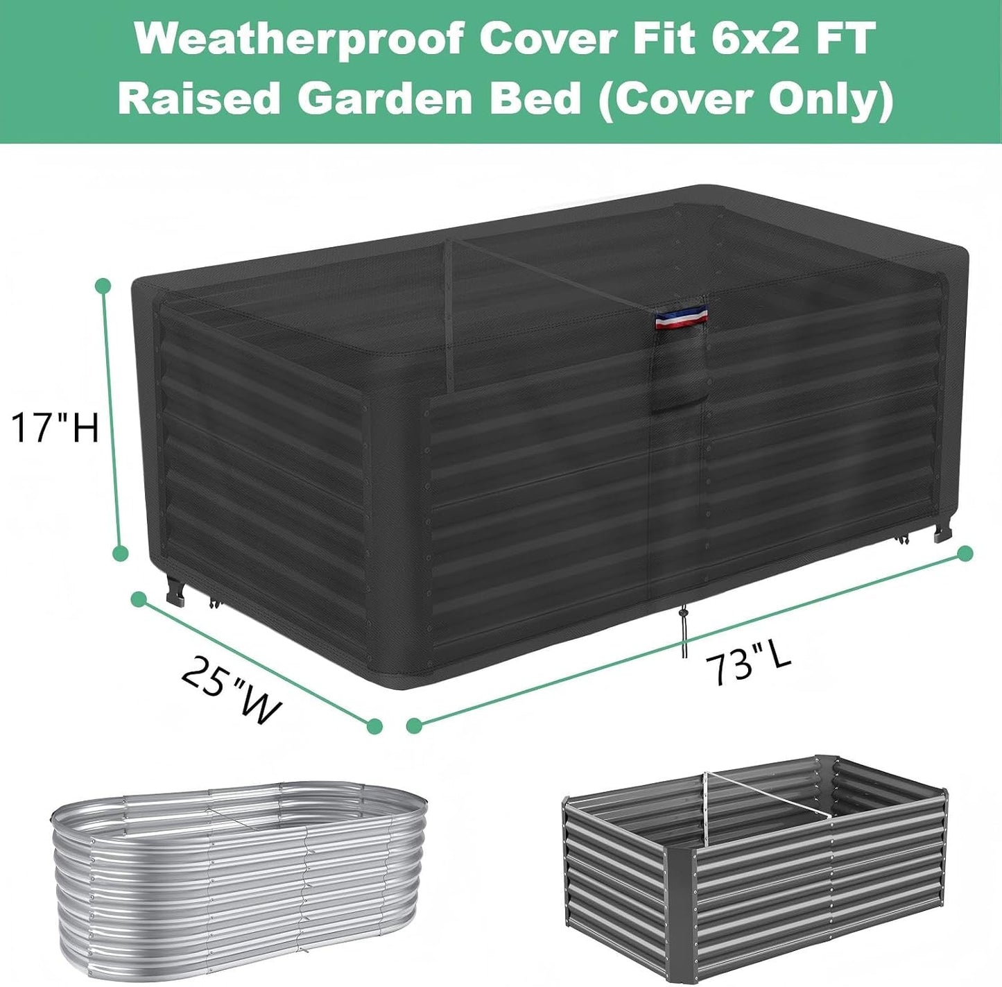 Plant Covers Freeze Protection, Fit 8x4 FT Raised Garden Beds