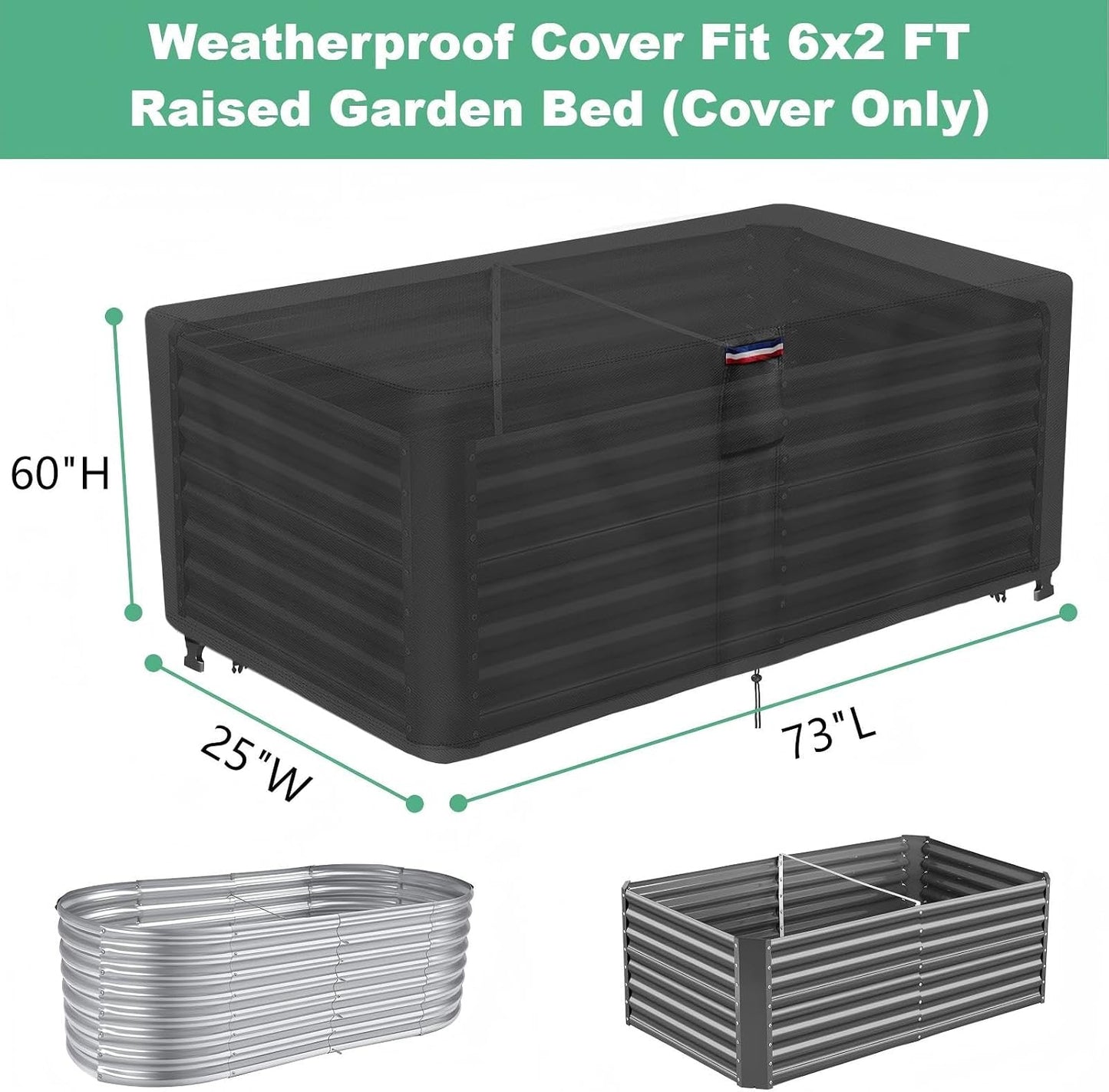 Plant Covers Freeze Protection, Fit 8x4 FT Raised Garden Beds