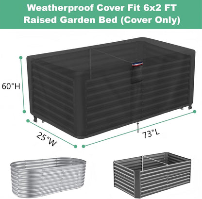 Plant Covers Freeze Protection, Fit 8x4 FT Raised Garden Beds