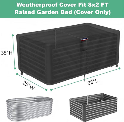 Plant Covers Freeze Protection, Fit 8x4 FT Raised Garden Beds
