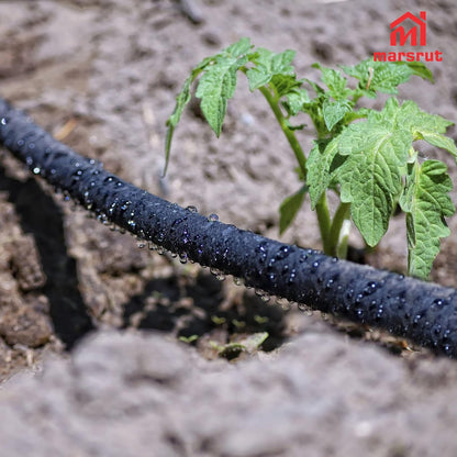 1/2 Inch Soaker Hose for Drip Irrigation Tube, Rain Barrel, 23ft Long Snip Extension Tubing Line for Gardeners Self Watering System, Planters Borders, Vegetable Plots, Hydroponics, Raised Beds Outdoor