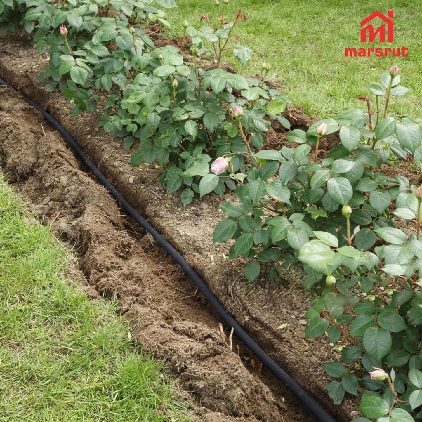 1/2 Inch Soaker Hose for Drip Irrigation Tube, Rain Barrel, 23ft Long Snip Extension Tubing Line for Gardeners Self Watering System, Planters Borders, Vegetable Plots, Hydroponics, Raised Beds Outdoor