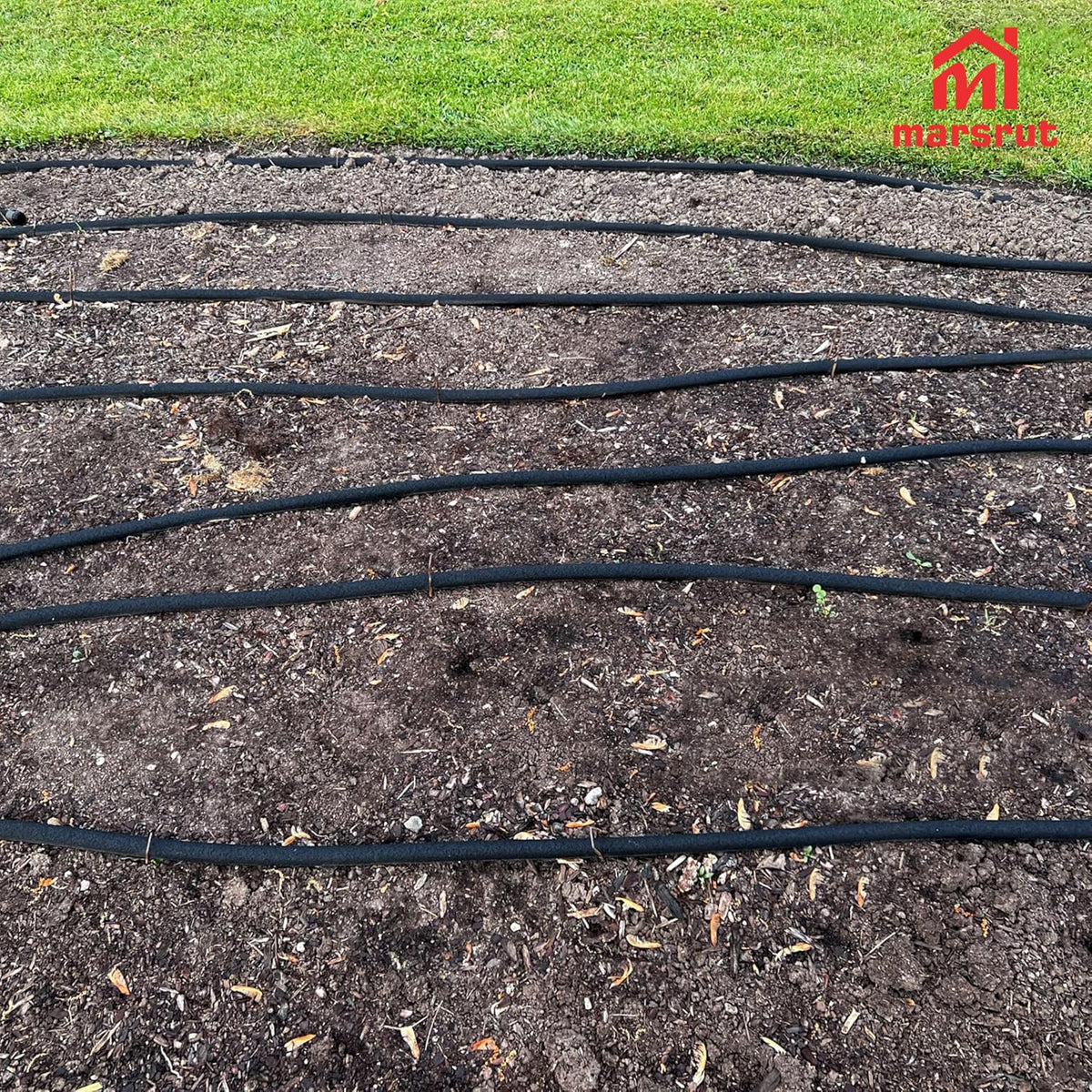 1/2 Inch Soaker Hose for Drip Irrigation Tube, Rain Barrel, 23ft Long Snip Extension Tubing Line for Gardeners Self Watering System, Planters Borders, Vegetable Plots, Hydroponics, Raised Beds Outdoor