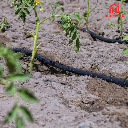 1/2 Inch Soaker Hose for Drip Irrigation Tube, Rain Barrel, 23ft Long Snip Extension Tubing Line for Gardeners Self Watering System, Planters Borders, Vegetable Plots, Hydroponics, Raised Beds Outdoor
