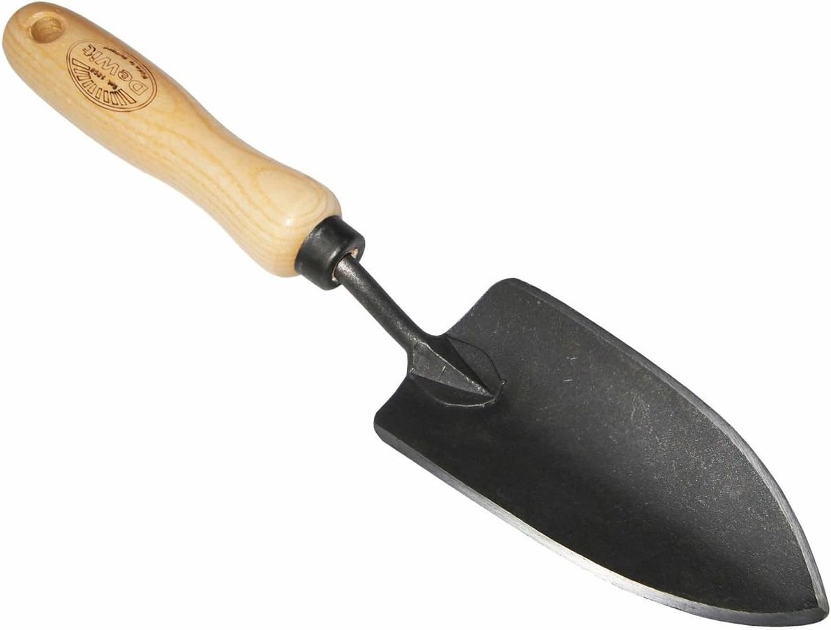 Tierra Garden DeWit Forged Hand Trowel, Garden Tool for Roots and Planting, Standard (31-3000)