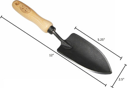 Tierra Garden DeWit Forged Hand Trowel, Garden Tool for Roots and Planting, Standard (31-3000)