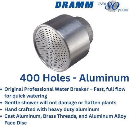 12342 400DC Nozzle, Metallic Aluminum, Twin
