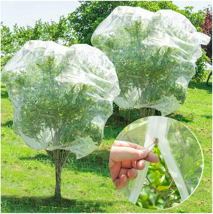 Insect Bird Barrier Mesh, 3.5 x4.6FT Garden Netting Barrier with Drawstring