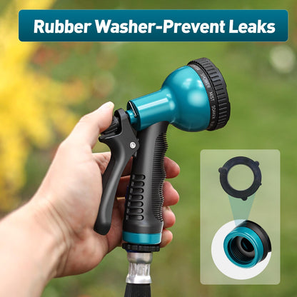 Garden Hose Nozzle Sprayer: 2 Pack 10 Watering Patterns Spray Nozzles Heavy Duty Hose Head Hose Attachment