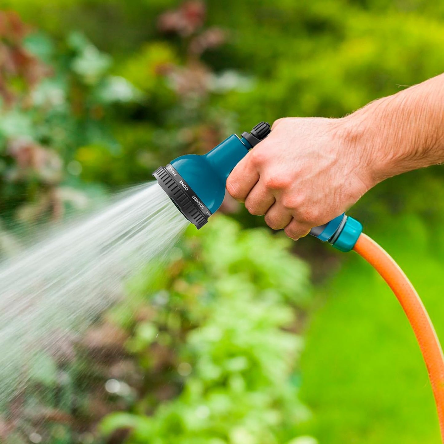 Garden Hose Nozzle Sprayer: 2 Pack 10 Watering Patterns Spray Nozzles Heavy Duty Hose Head Hose Attachment