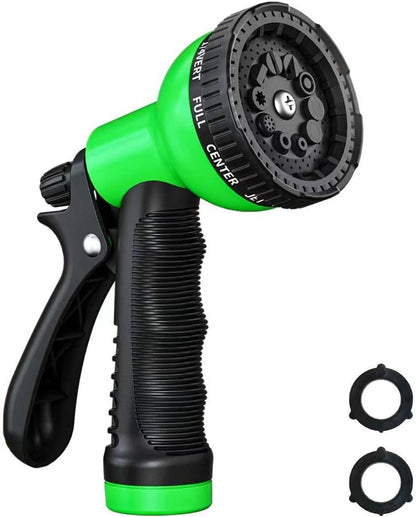 Garden Hose Nozzle Sprayer: 2 Pack 10 Watering Patterns Spray Nozzles Heavy Duty Hose Head Hose Attachment