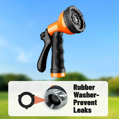 Garden Hose Nozzle Sprayer: 2 Pack 10 Watering Patterns Spray Nozzles Heavy Duty Hose Head Hose Attachment
