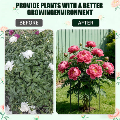 4 Pcs Peony Cages and Supports, 13"x31.5" Plant Supports for Outdoor Plants