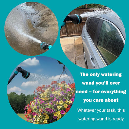 Long Reach 19" Button Control Watering Wand with Swivel Connect