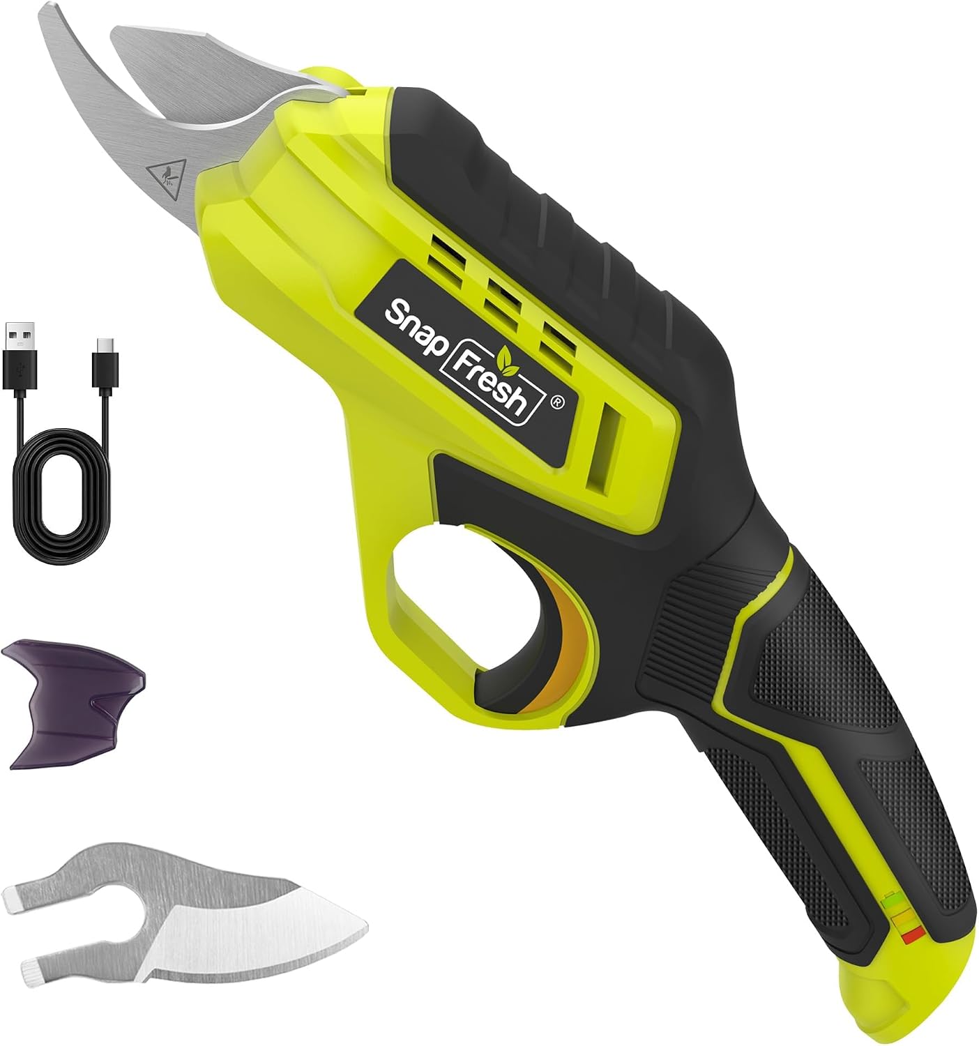 4V Electric Pruning Shears, 0.8" Cutting Capacity w/Extra Blade