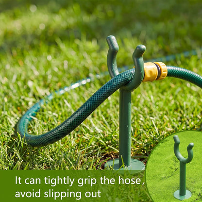 30 Pcs 3/4'' Garden Hose Guide Stakes for Yard Lawn, Black
