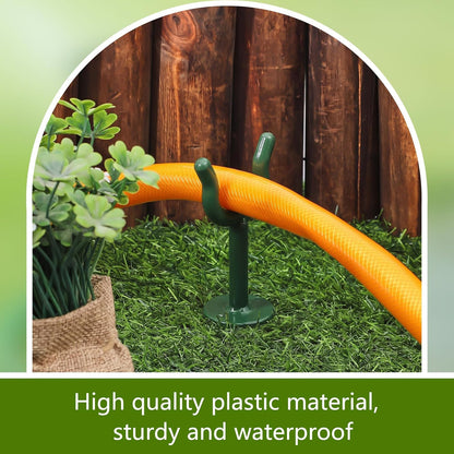 30 Pcs 3/4'' Garden Hose Guide Stakes for Yard Lawn, Black