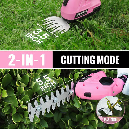 7.2V Cordless Grass Shear & Shrubbery Trimmer