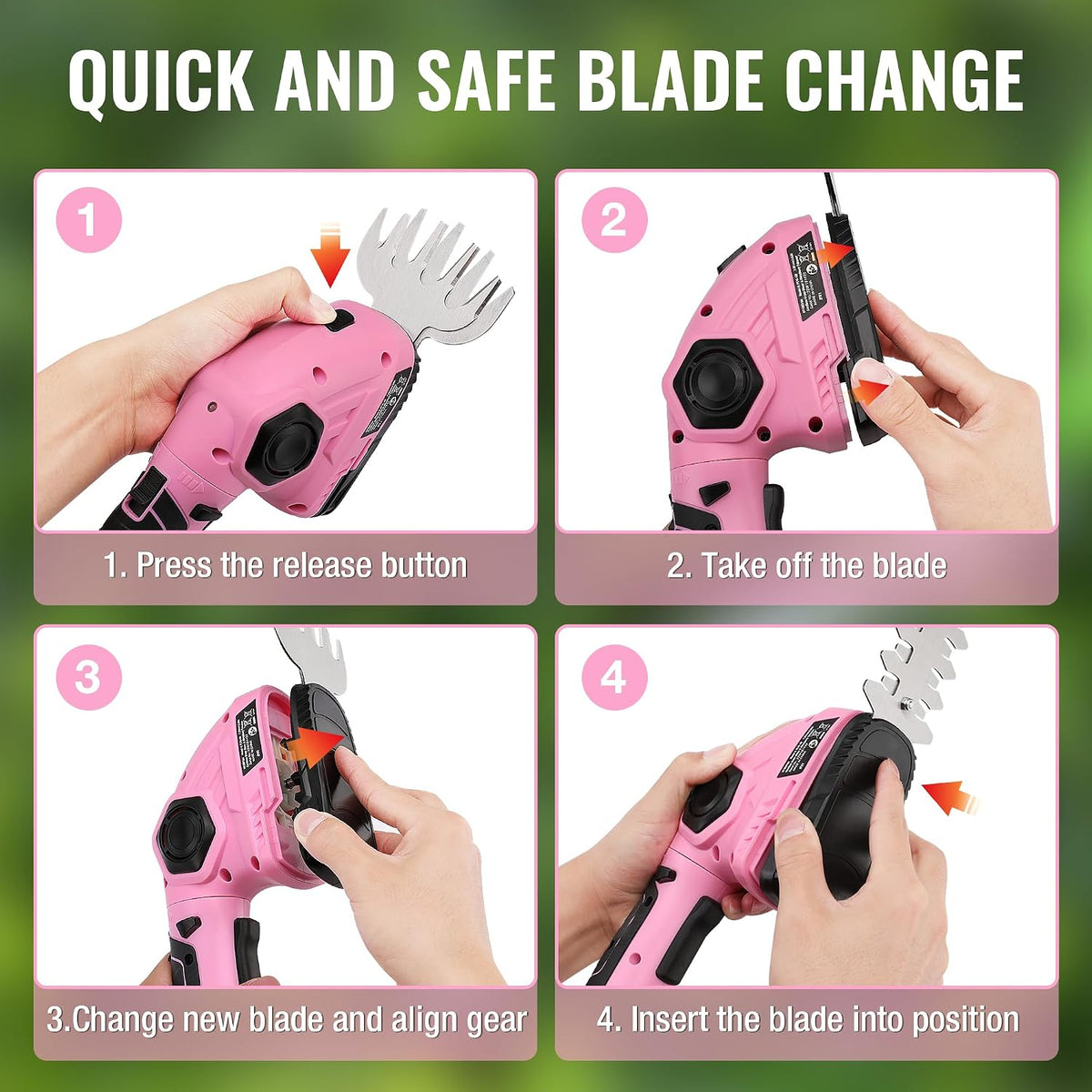 7.2V Cordless Grass Shear & Shrubbery Trimmer