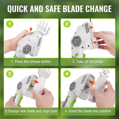 7.2V Cordless Grass Shear & Shrubbery Trimmer