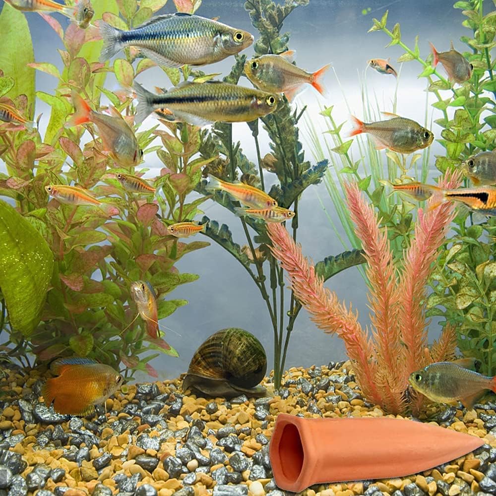 10 Pack Terracotta Watering Spikes, Plant Watering Devices