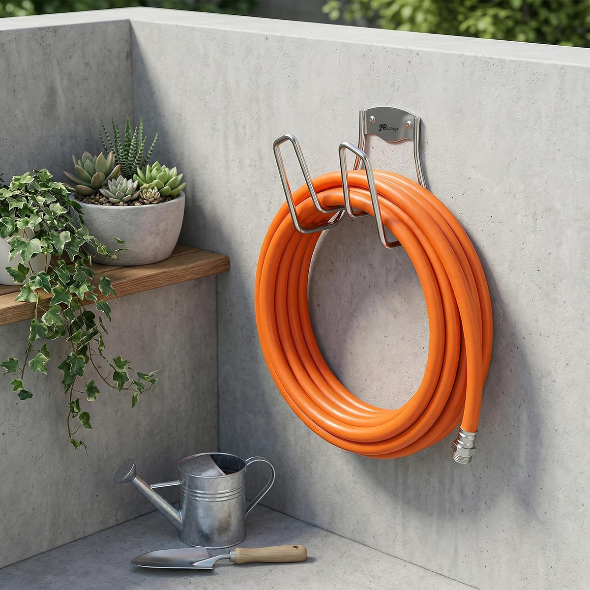 Garden Hose Holder - 2 Sets Wall Mount for Water Hose and Extension Cords