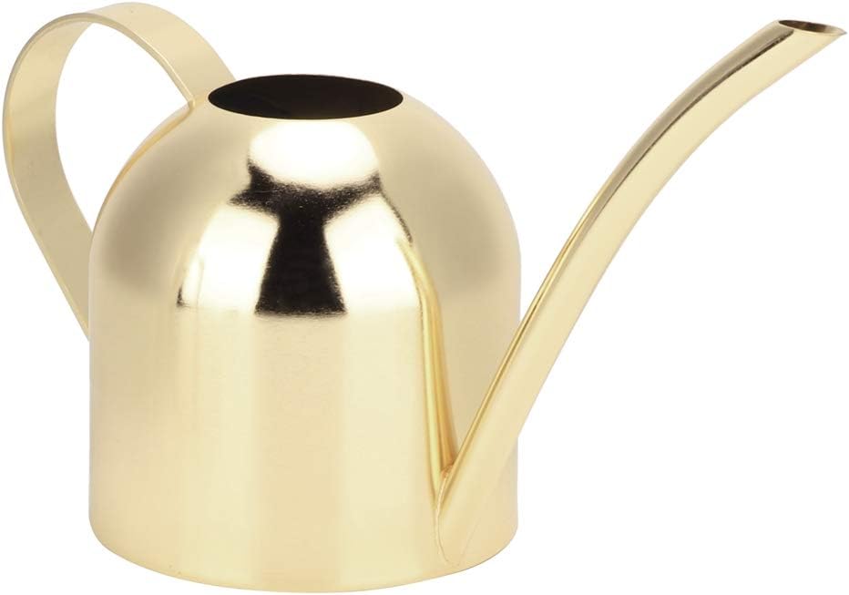 500 ml Stainless Steel Watering Can, Watering Can with Long Spout, for Indoor and Outdoor Indoor Plants (Rose Gold)
