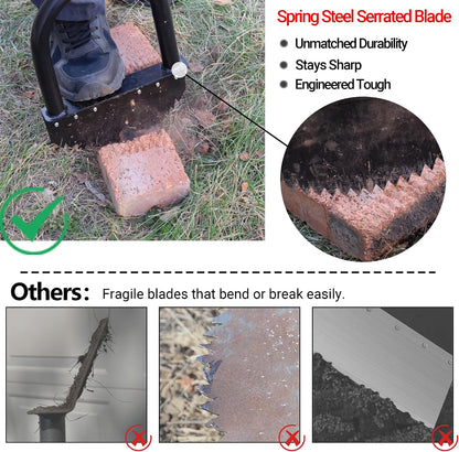 41in Edger Lawn Tool & 63in Stirrup Hoe Bundle