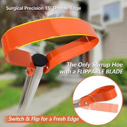 41in Edger Lawn Tool & 63in Stirrup Hoe Bundle
