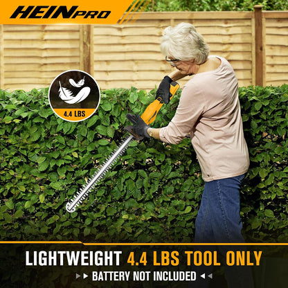 Cordless Hedge Trimmer Compatible with DEWALT 20V MAX Battery