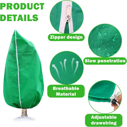 Plant Covers Freeze Protection, 4 Pack 31.5''×47.3'' Tree Covers for Winter