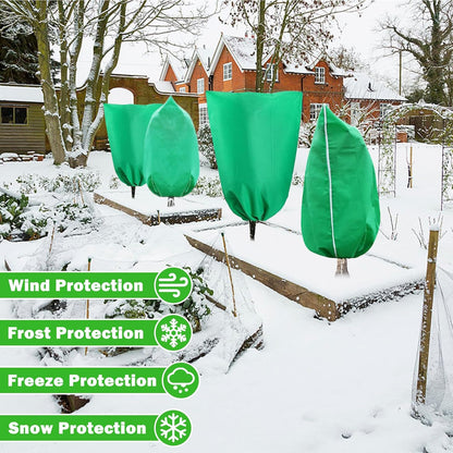 Plant Covers Freeze Protection, 4 Pack 31.5''×47.3'' Tree Covers for Winter