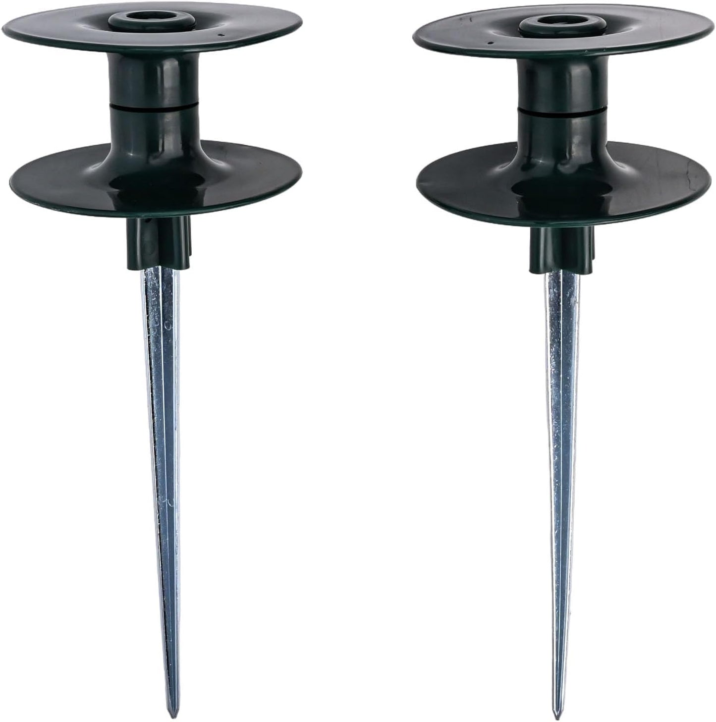 Garden Hose Roller Guide with Smooth Resin Wheel and Zinc Spike for Protecting Plants and Easy Watering Setup, 2pcs(2pcs)