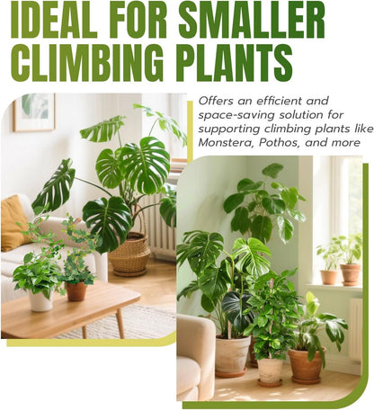 Bendable Moss Pole for Plants 47 Inch, Monstera Plant Support Stake with 7mm Aluminum Core, Coconut Coir Climbing Pole for Monstera Pothos Philodendron, Complete Kit with Ties & Rope