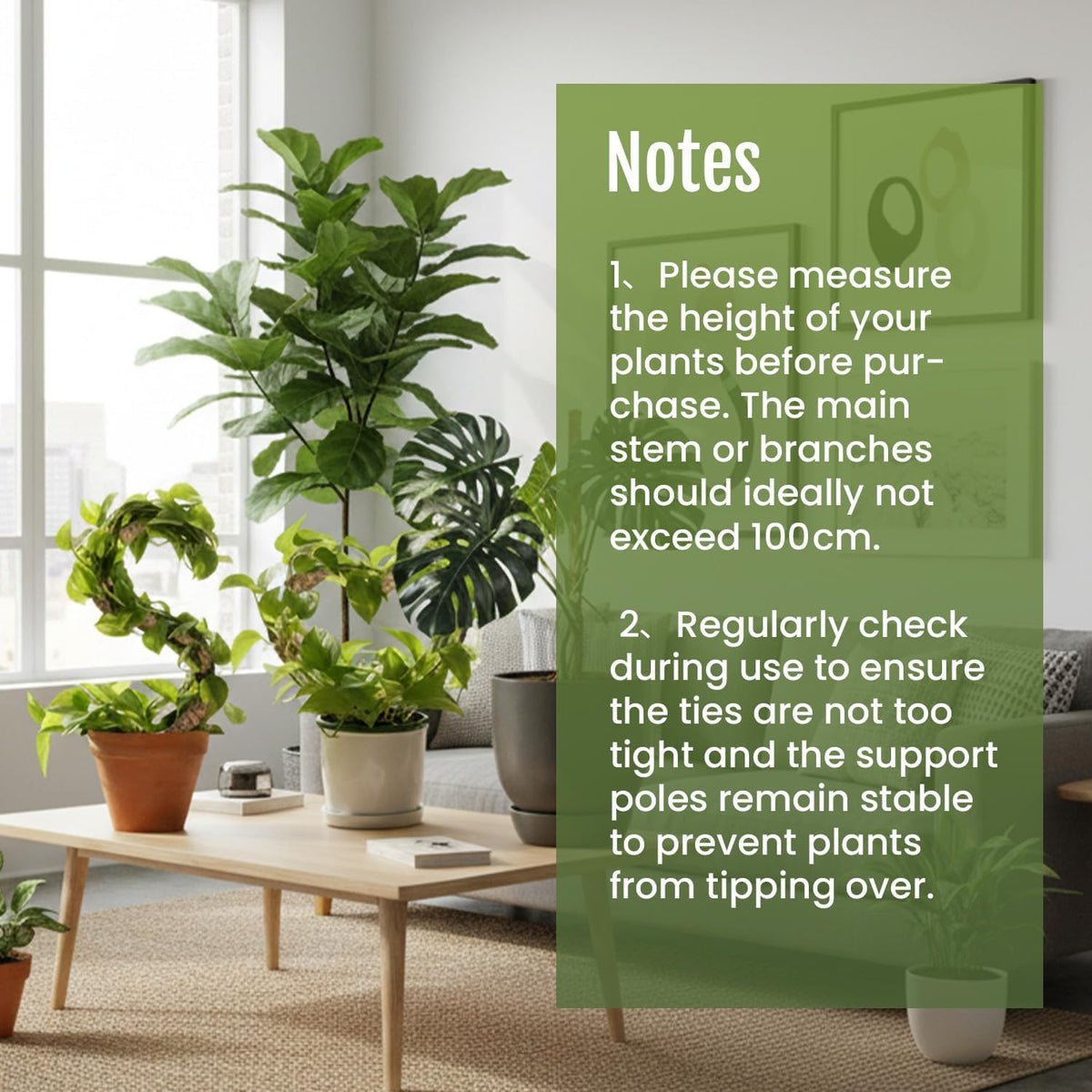 Bendable Moss Pole for Plants 47 Inch, Monstera Plant Support Stake with 7mm Aluminum Core, Coconut Coir Climbing Pole for Monstera Pothos Philodendron, Complete Kit with Ties & Rope