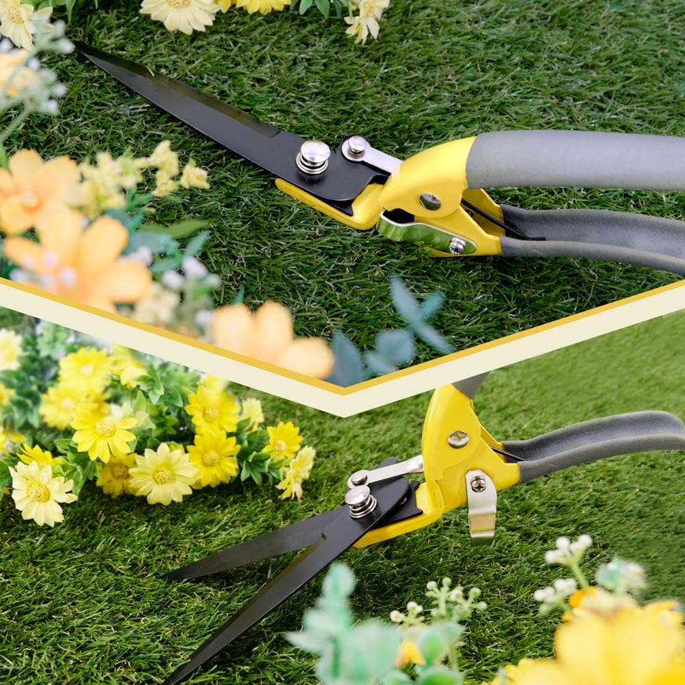 Sharp Grass Shears, Grass Clippers Handheld, Manual Grass Cutter Edging Shears for Lawn Garden