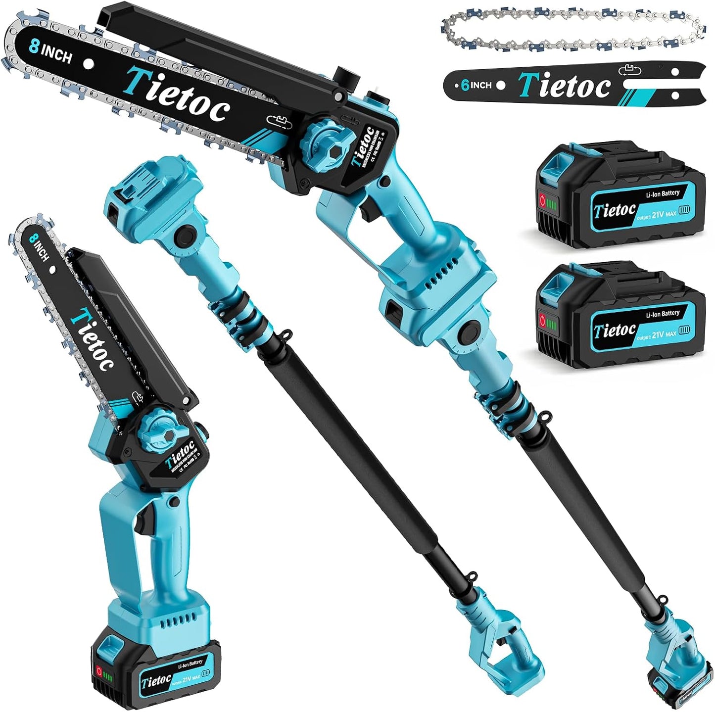 Chainsaw 6 Inch Mini Electric Chainsaw Cordless Battery Powered, Hand Held Saw for Wood/Trees Trimming, Tools for Household and Garden, Chain Saw Gift for Men Dad Husband Fathers Gardener 2026