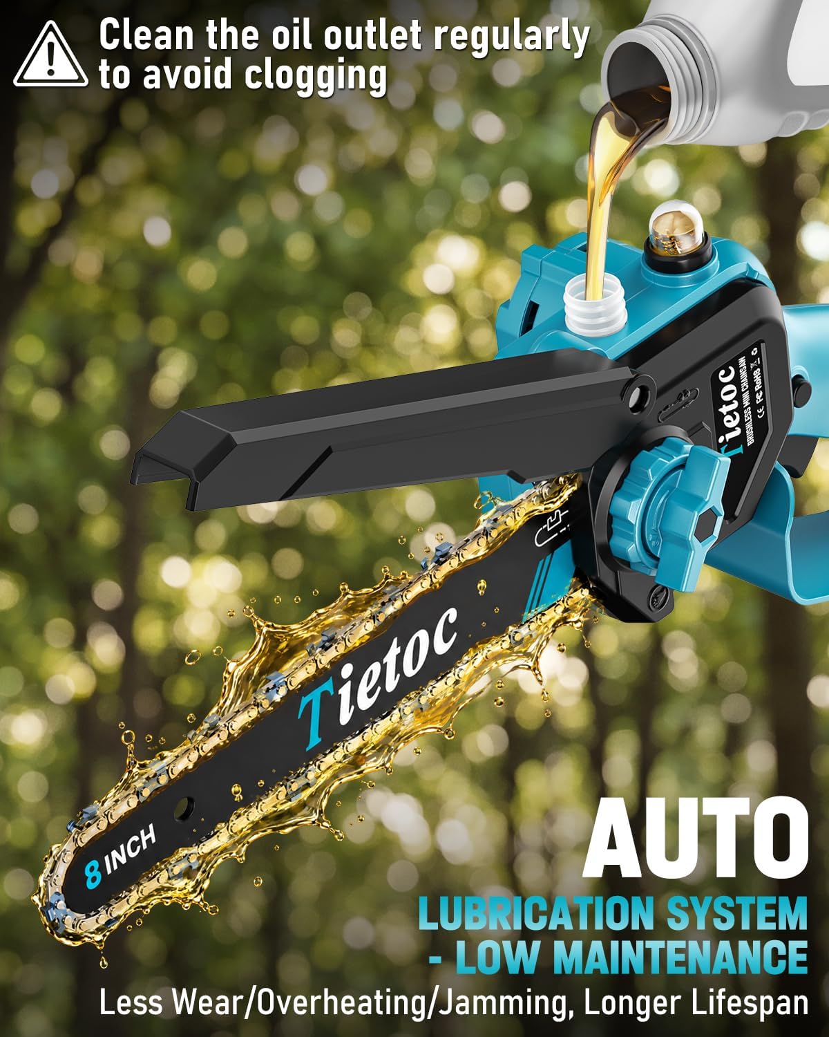 Chainsaw 6 Inch Mini Electric Chainsaw Cordless Battery Powered, Hand Held Saw for Wood/Trees Trimming, Tools for Household and Garden, Chain Saw Gift for Men Dad Husband Fathers Gardener 2026