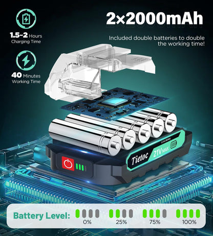 Chainsaw 6 Inch Mini Electric Chainsaw Cordless Battery Powered, Hand Held Saw for Wood/Trees Trimming, Tools for Household and Garden, Chain Saw Gift for Men Dad Husband Fathers Gardener 2026